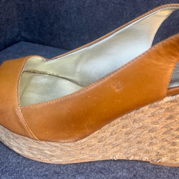 Jessica Simpson Glorie Desert Sand Vachette Strap Back Wedge Sandals Women's 10M - Picture 14 of 16